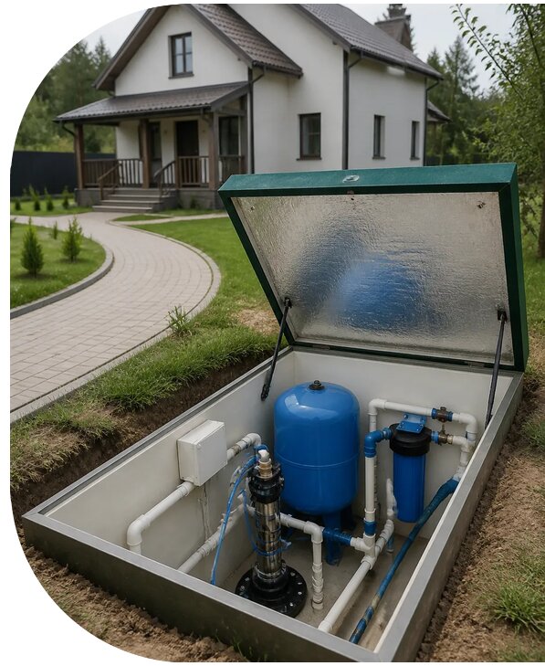 Автономное водоснабжение дома в Ртищеве от 153225 р. | АПаруса-Ртщ