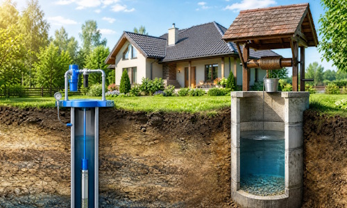 Автономное водоснабжение загородного дома Ртищево: скважина или колодец 